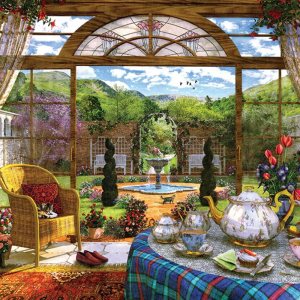 Springbok Rompecabezas de 350 piezas The Conservatory – Fabricado en Estados Unidos Springbok Rompecabezas de 350 piezas The Conservatory – Fabricado en Estados Unidos