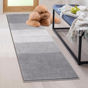 Vaukki Tapete para puerta de entrada, antideslizante, absorbente, atrapador de barro, tapetes interiores de perfil bajo, suaves, lavables a máquina, Vaukki Tapete para puerta de entrada, antideslizante, absorbente, atrapador de barro, tapetes interiores de perfil bajo, suaves, lavables a máquina,