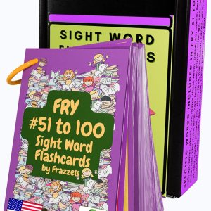 Fry Sight Words – Tarjetas flash de 51 a 100 años con imágenes para edades de 5 años en adelante para jardín de infantes y primer grado Fry Sight Words – Tarjetas flash de 51 a 100 años con imágenes para edades de 5 años en adelante para jardín de infantes y primer grado