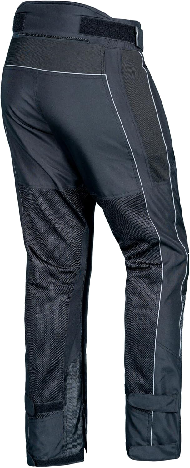 Pantalones de malla de motocicleta para hombre, pantalones de equitación con cremallera completa para deportes powersports blindados Adv CE sobre la