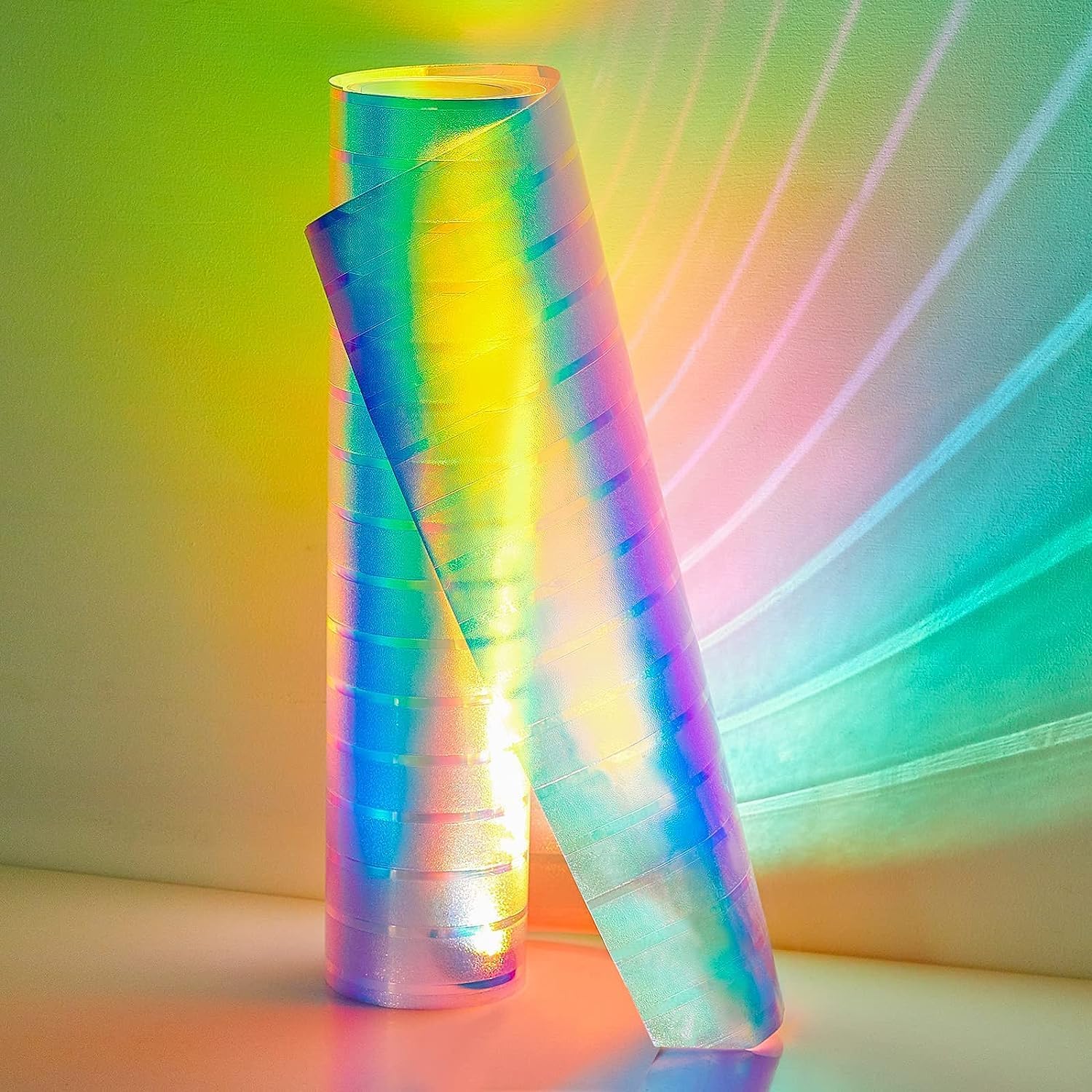 Coavas Película de privacidad para ventana de vitral, película de vidrio esmerilado, bloqueo de calor, adhesivos estáticos, adhesivos decorativos no