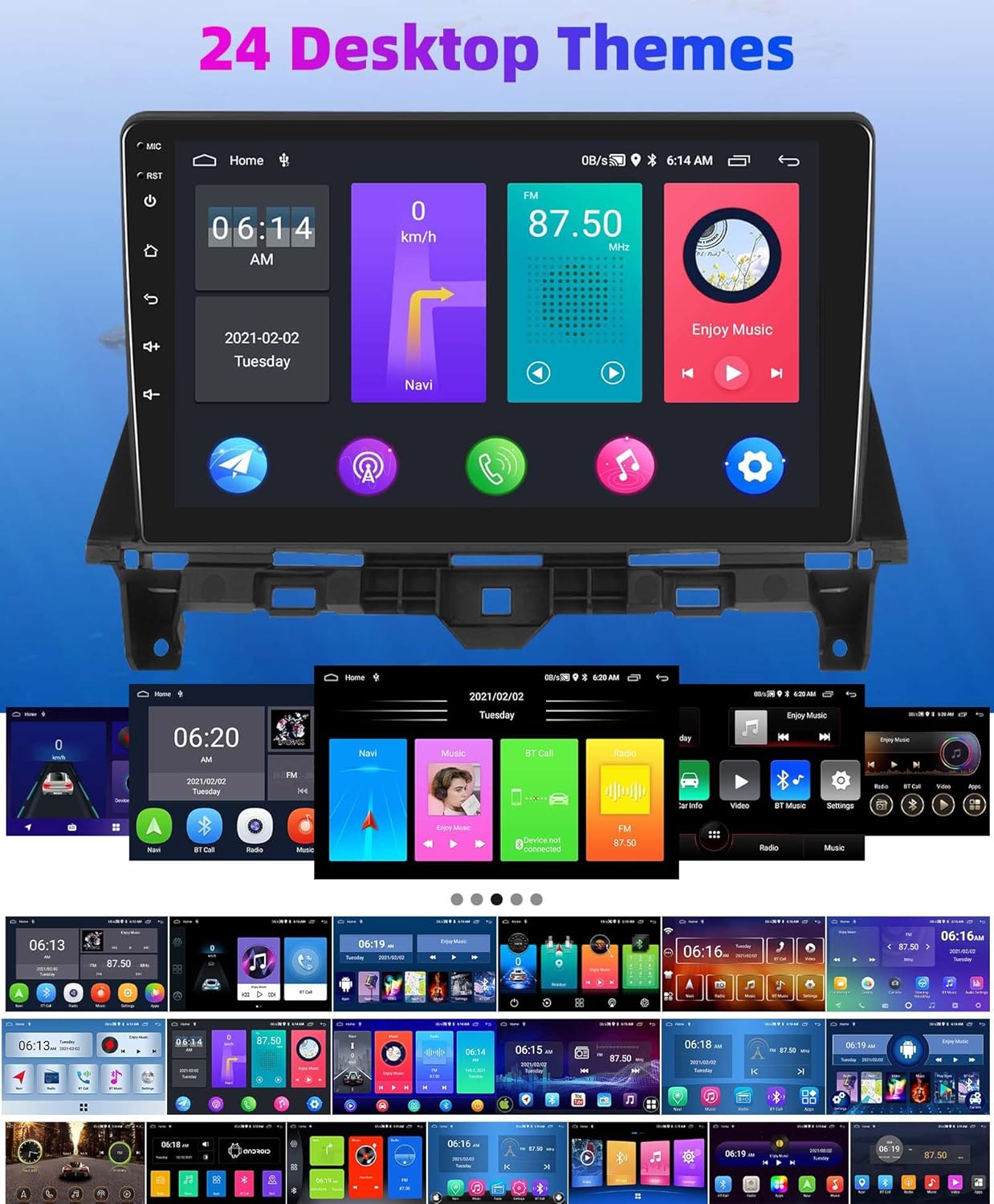 UNITOPSCI 2G 32G Android Car Stereo Radio para Honda Accord 8th 2008 2009 2010 2011 2012 2013 GPS Unidad principal de navegación WiFi 10.1 pulgadas