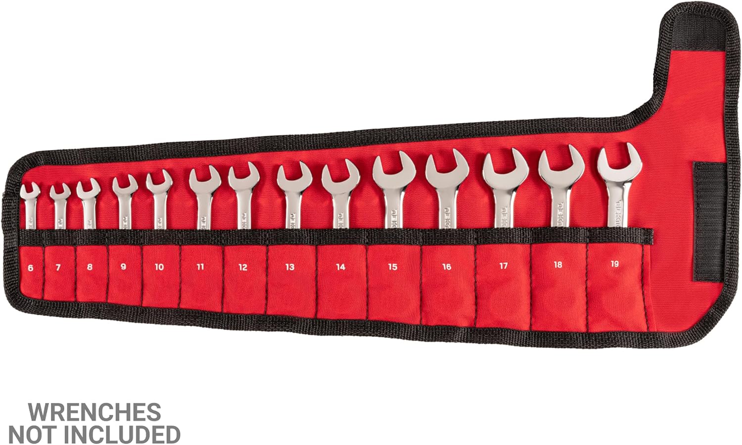 TEKTON Bolsa de llave combinada rechoncha de 14 herramientas (0.236-0.748 in)  OTP21206