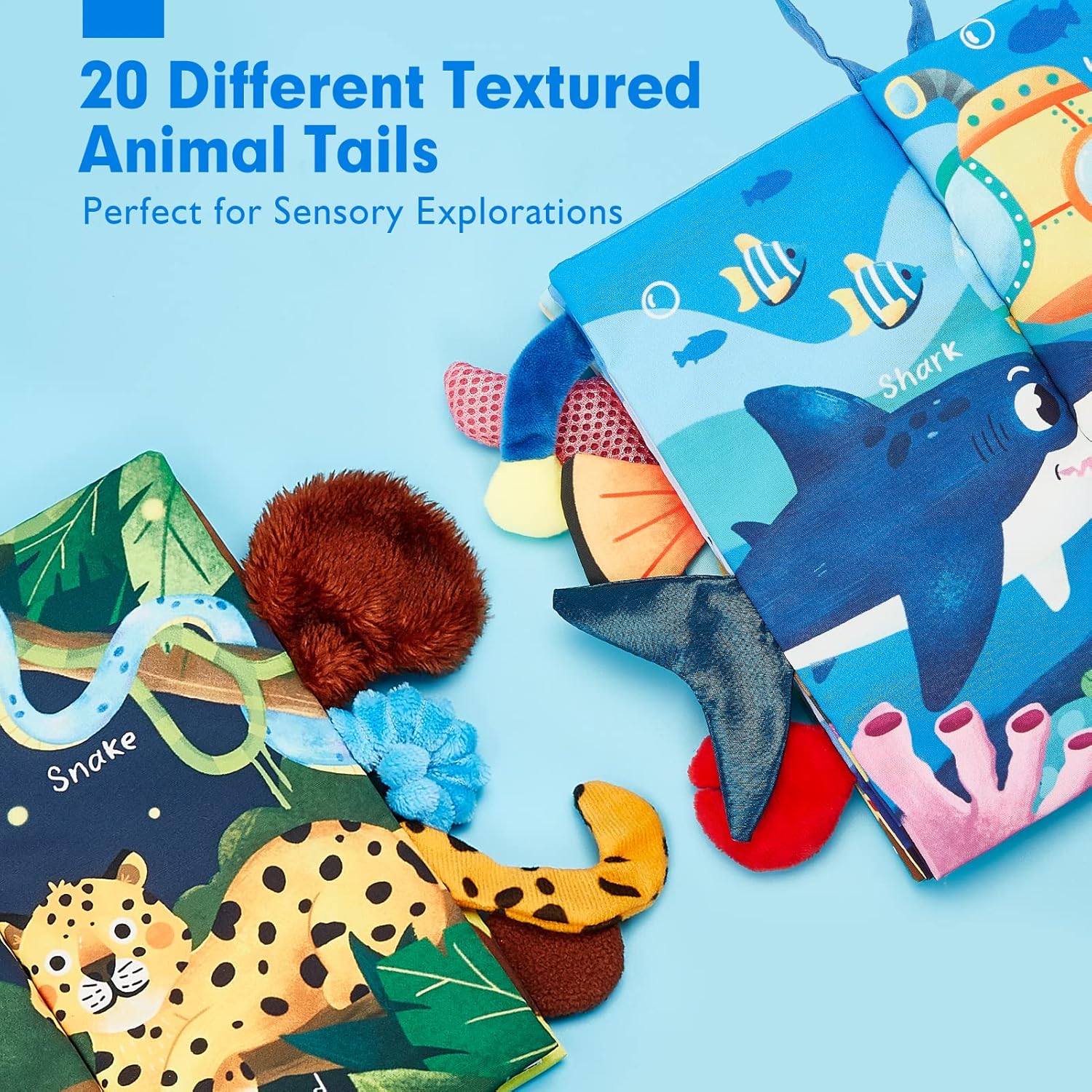 hahaland Un tablero ocupado 7 en 1 y 2 libros para bebés