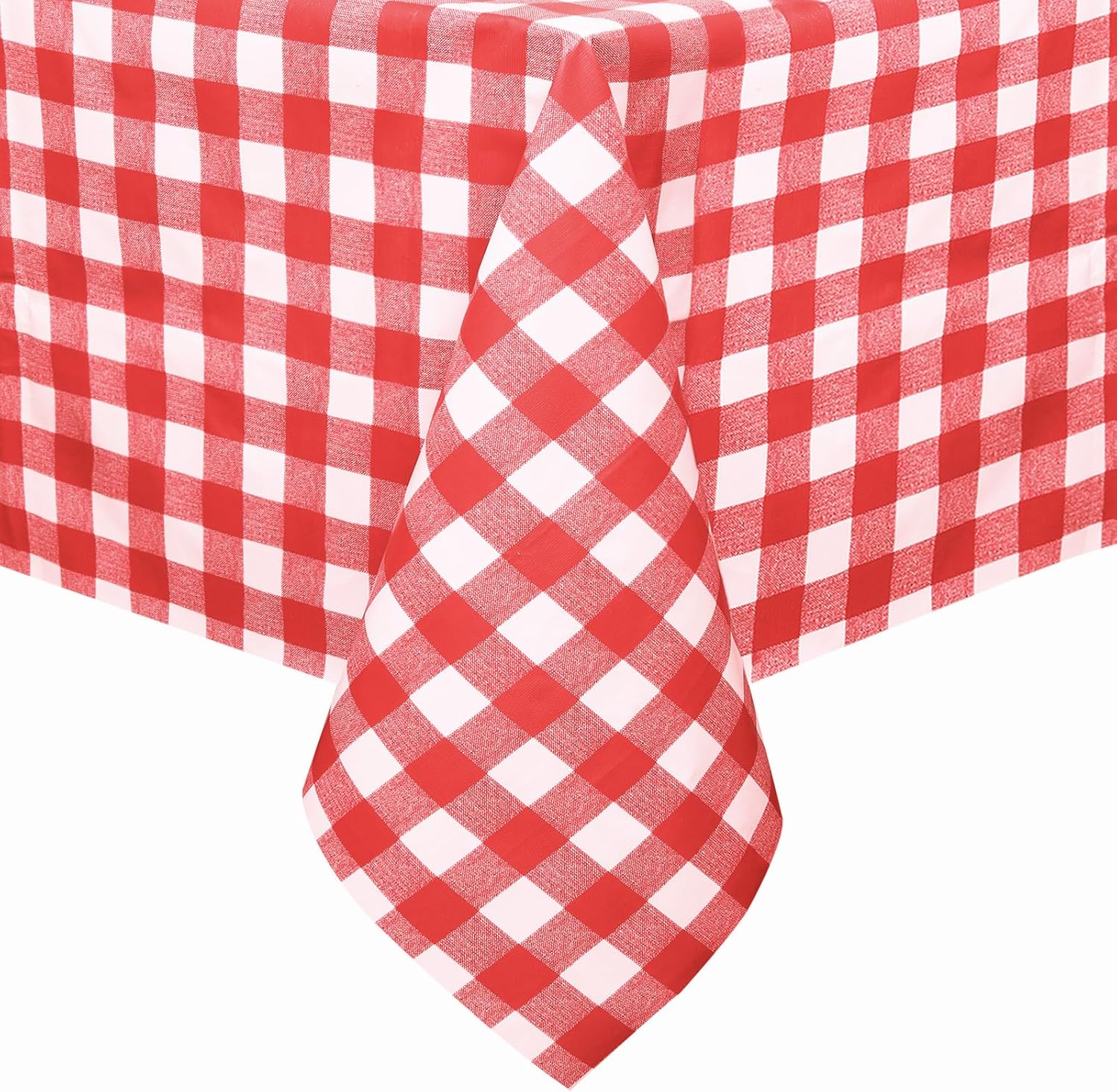 Mantel cuadrado de PVC 100% impermeable, mantel de vinilo a cuadros, impermeable, a prueba de aceite, a prueba de derrames, para picnic al aire
