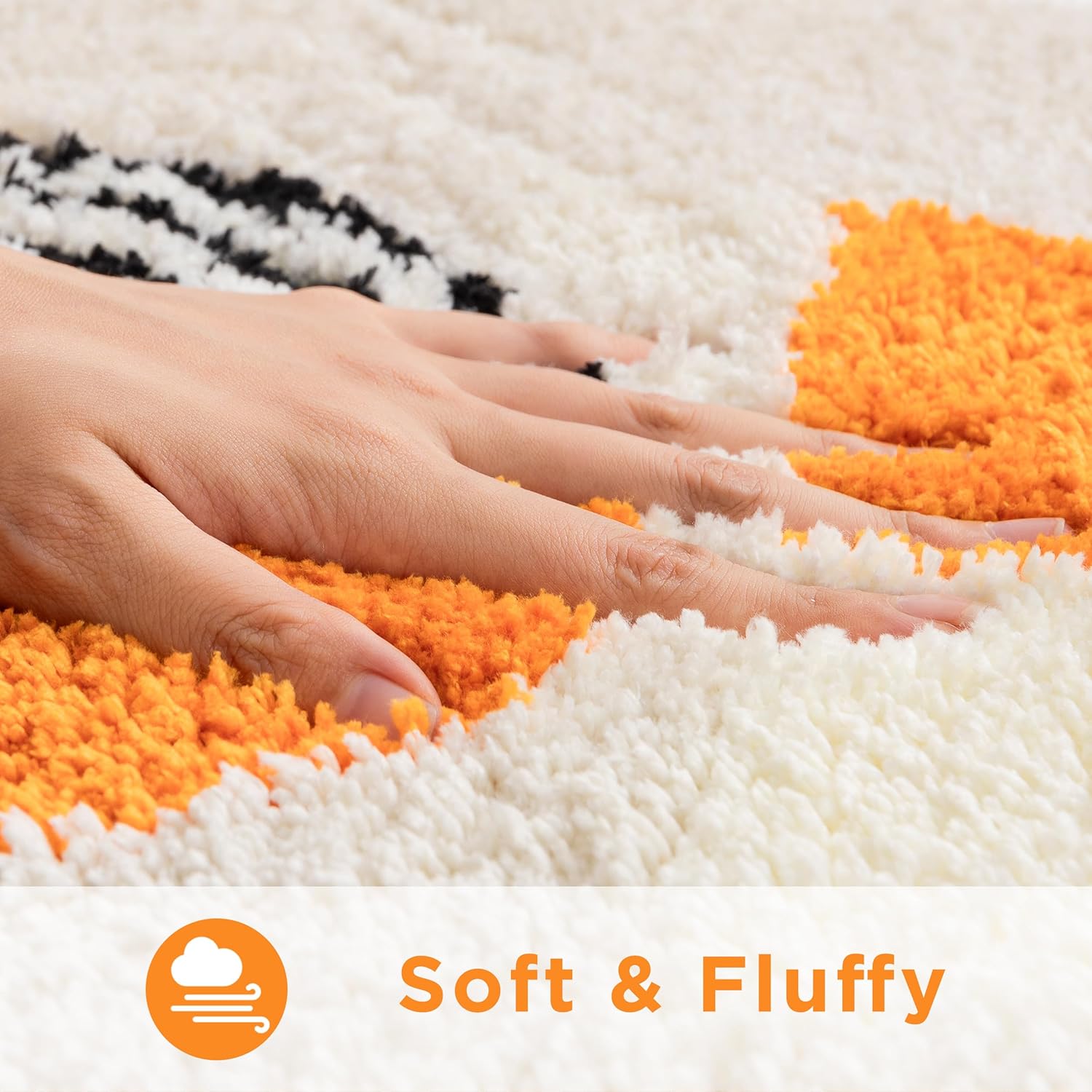 Alfombra de baño bohemia de 20 x 32 pulgadas, antideslizante, lavable, bohemia, absorbente de agua, alfombra de ducha bohemia para bañera, ducha,