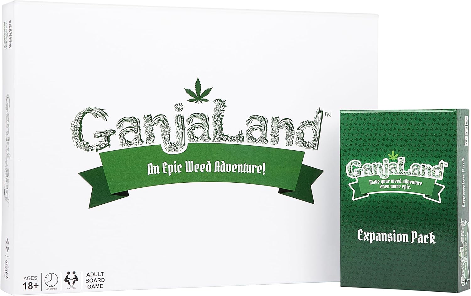 WHAT DO YOU MEME Ganjaland – Paquete de expansión  Más cartas para The Epic Stoner Game Night Adventure Medium