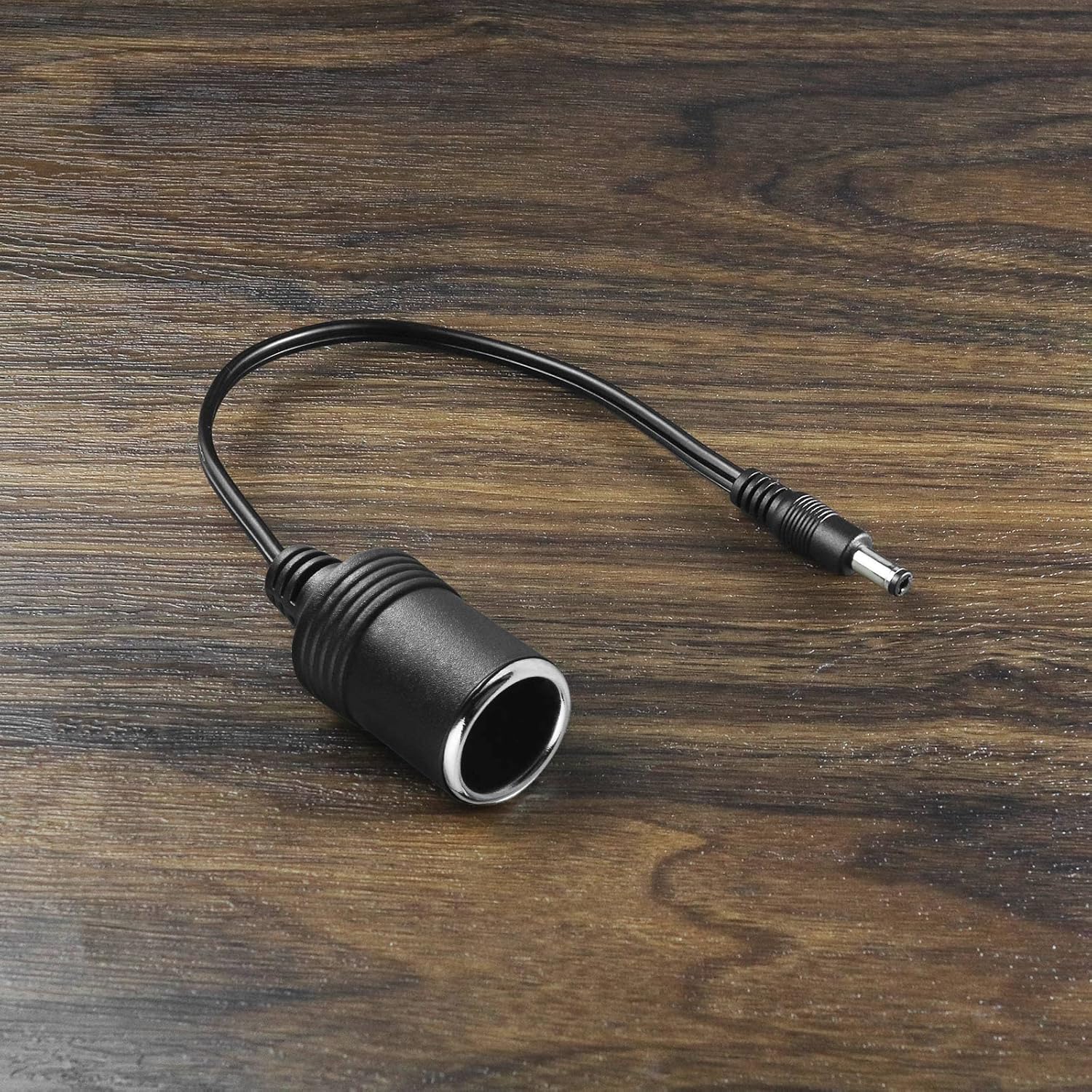 2 unidades de enchufe para encendedor de cigarrillos a cable de 0.217in x 0.083in, adaptador de cable de extensión para encendedor de cigarrillos de