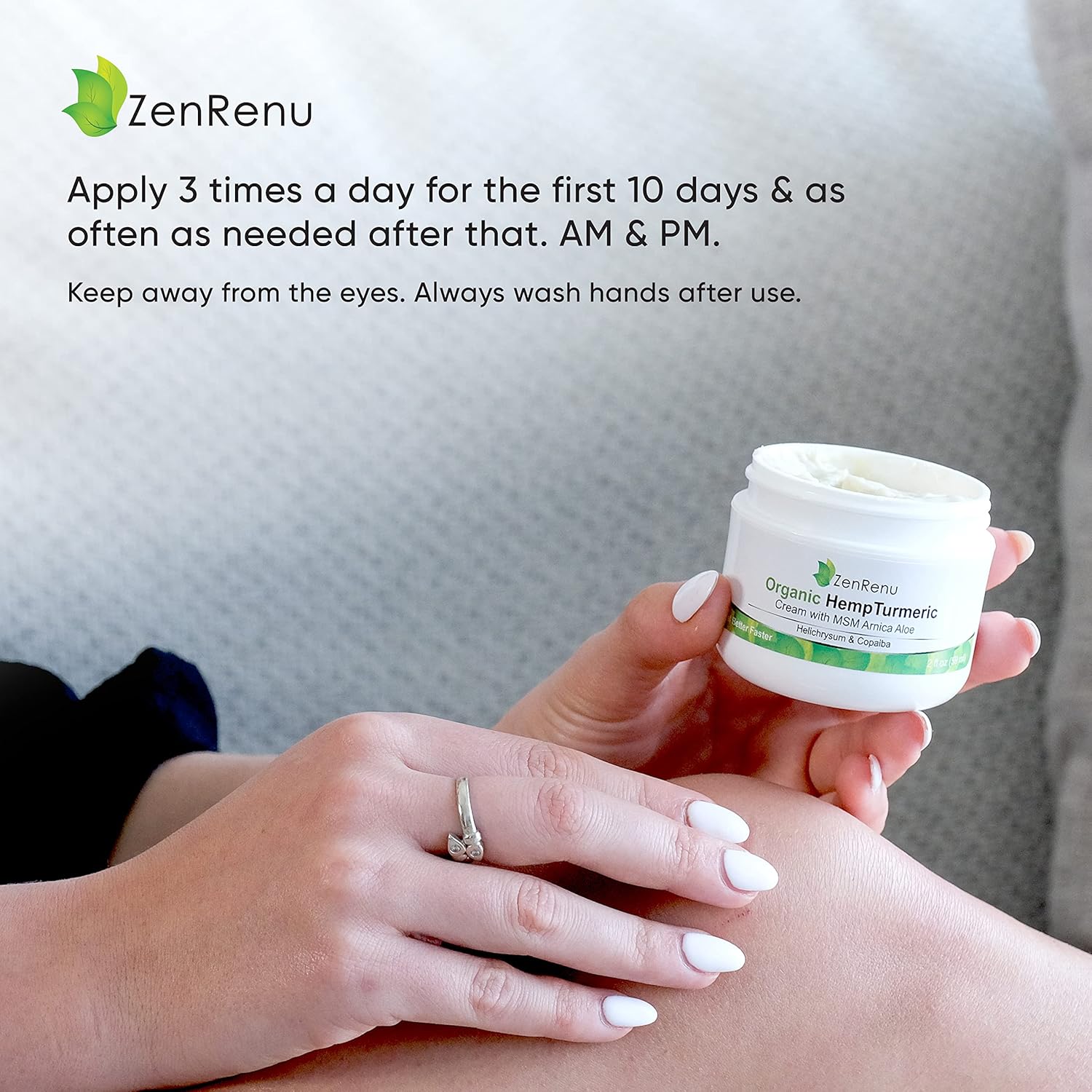 Zenrneu Crema orgánica relajante para articulaciones y músculos de cáñamo con árnica, MSM, extracto de aceite de cáñamo y 7 aceites esenciales, no