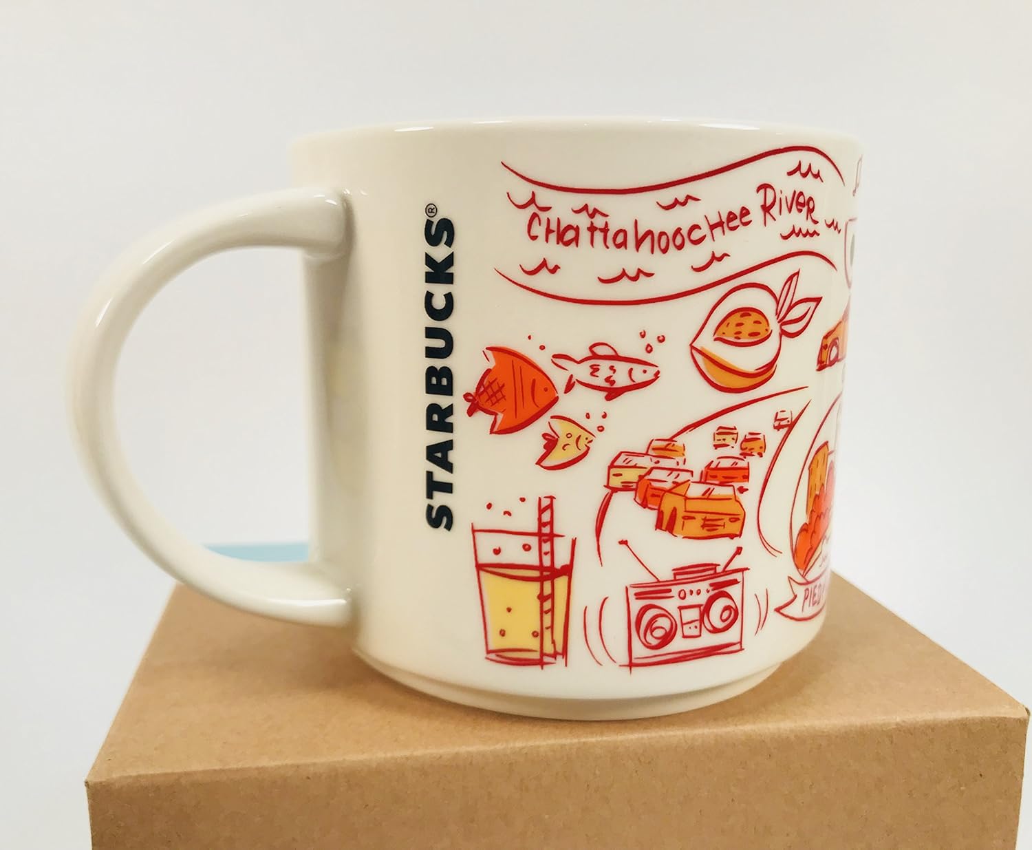 Starbucks Taza de café Atlanta Been There Series Across The Globe Collection