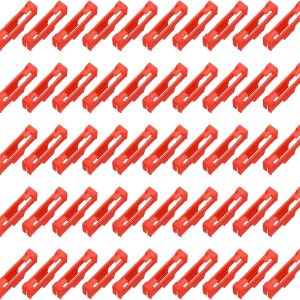 MECCANIXITY 50 clips de cable servo, extensión de servo ABS, soporte de fijación de hebilla de cable de seguridad para avión a control remoto, MECCANIXITY 50 clips de cable servo, extensión de servo ABS, soporte de fijación de hebilla de cable de seguridad para avión a control remoto,