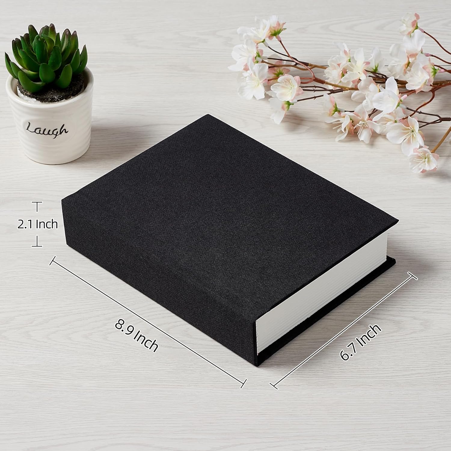 Pssoss Álbum de fotos de 5 x 7 pulgadas con cubierta de lino para escritura, álbum de fotos de 5 x 7 pulgadas, con capacidad para 30 fotos, ideal