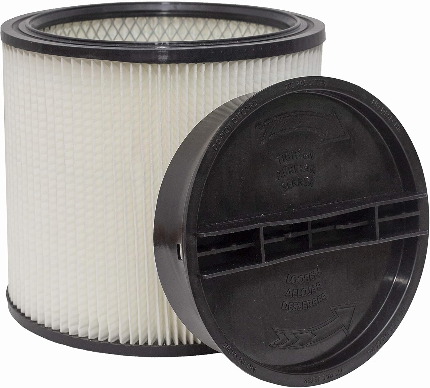 90304 90350 Shop Vac Filtro de repuesto de cartucho HEPA, compatible con aspiradora Shop Vac 90350 90304 90333, se adapta a la mayoría de