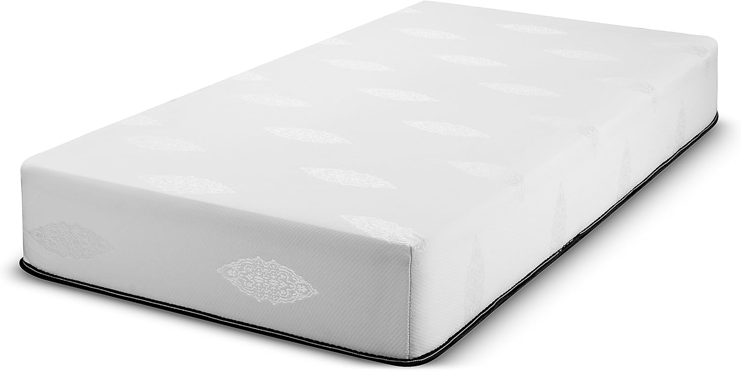 BEST 2 REST Colchón suave de espuma viscoelástica con gel refrigerante – Fabricado en Estados Unidos, Memory Foam, 8 Inch
