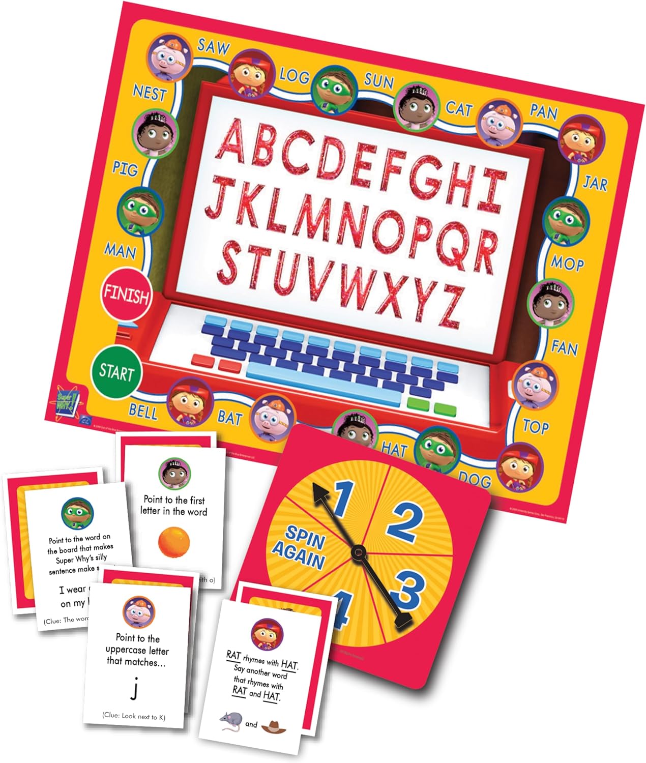 Super WHY! ABC, juego de letras (versión US)