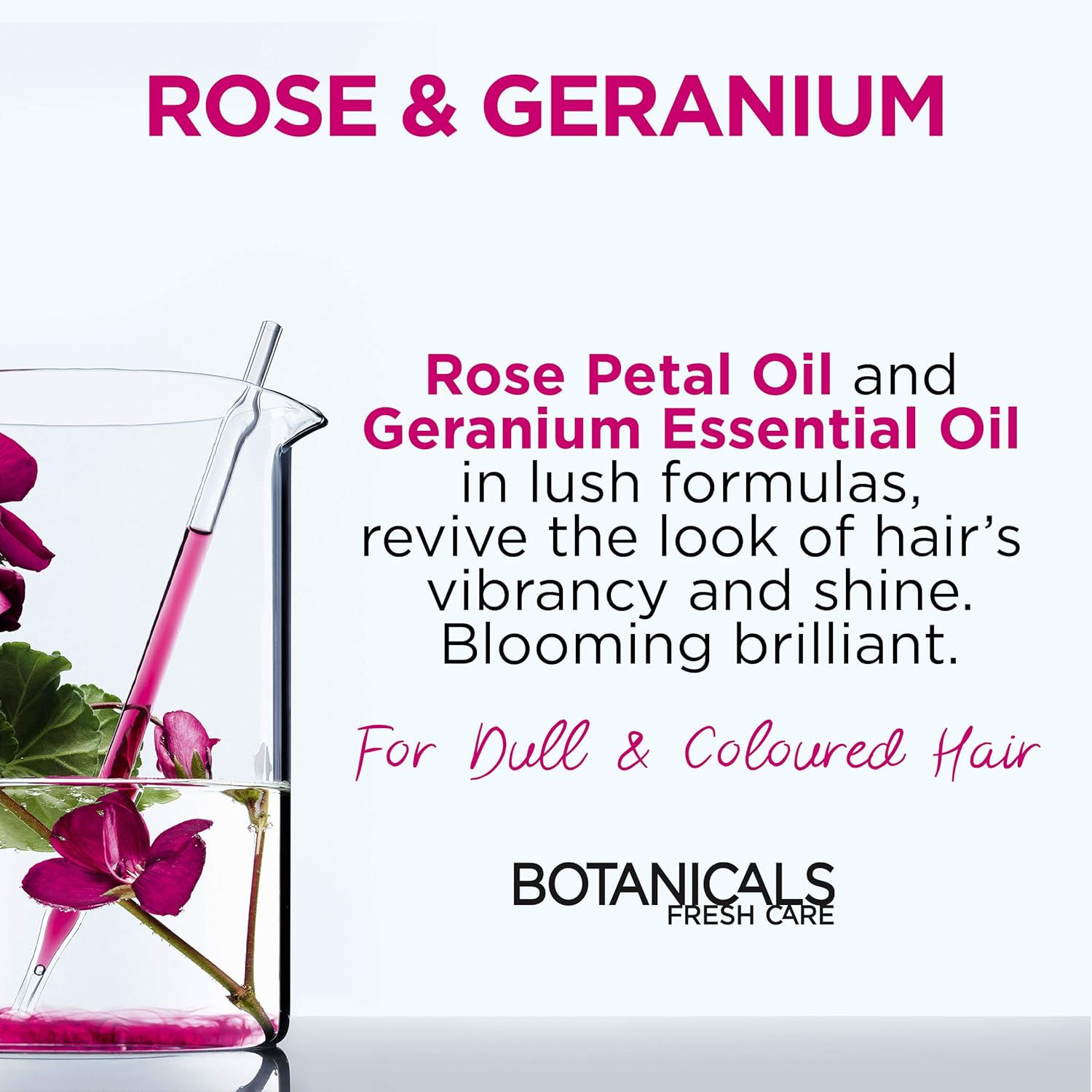 L’Oreal Paris Botanicals – Acondicionador vegano para cabello color rosa y geranio, 6.8 fl oz (el embalaje puede variar)