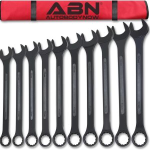 ABN Juego de llaves combinadas grandes de 33 a 1.969 in – Juego de llaves métricas de extremo abierto jumbo de 10 piezas ABN Juego de llaves combinadas grandes de 33 a 1.969 in – Juego de llaves métricas de extremo abierto jumbo de 10 piezas