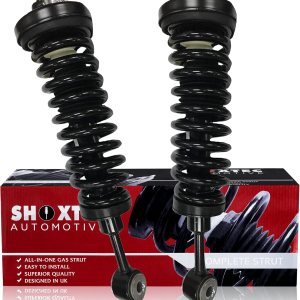 Shoxtec Reemplazo completo del conjunto del puntal delantero para Ford Expedition 2003-2006 Lincoln Navigator 2003-2006 Amortiguador de resorte Shoxtec Reemplazo completo del conjunto del puntal delantero para Ford Expedition 2003-2006 Lincoln Navigator 2003-2006 Amortiguador de resorte