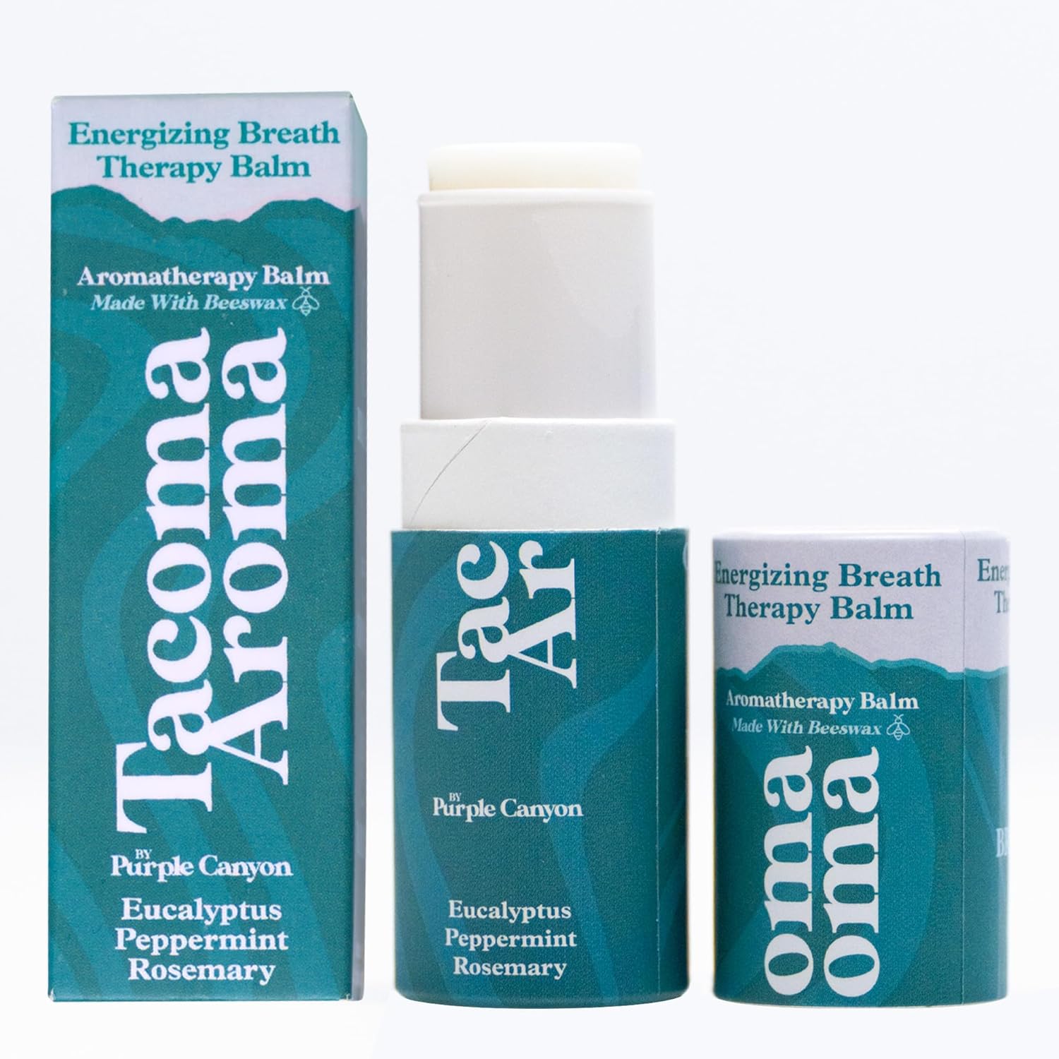 Bálsamo de aceite esencial en barra  Bálsamo de aromaterapia energizante para el aliento  Barra de bálsamo corporal  Mezcla de aceites esenciales de