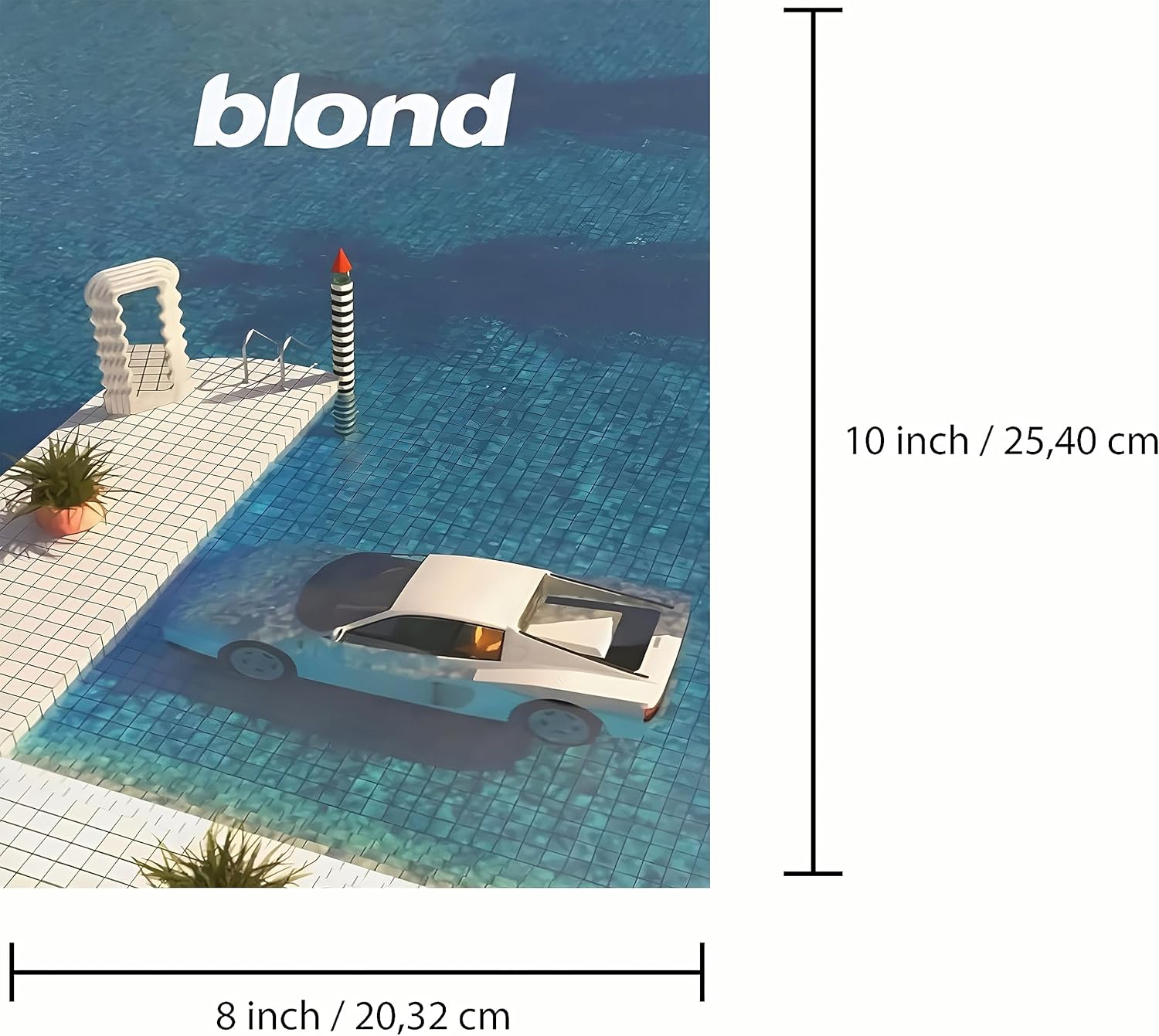 ZONTO Frank Ocean – Pósteres de portada de álbum de rapero firmado con música limitada, juego de 4 pósteres estéticos para sala de estar,
