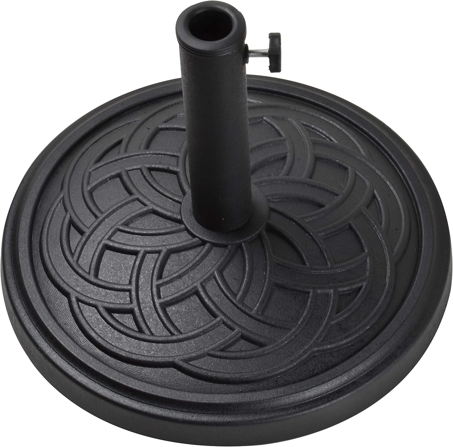 Bond Manufacturing 60475A Gaelen Envirostone Base para paraguas (26.5 lbs, 26.5 lbs, color negro)