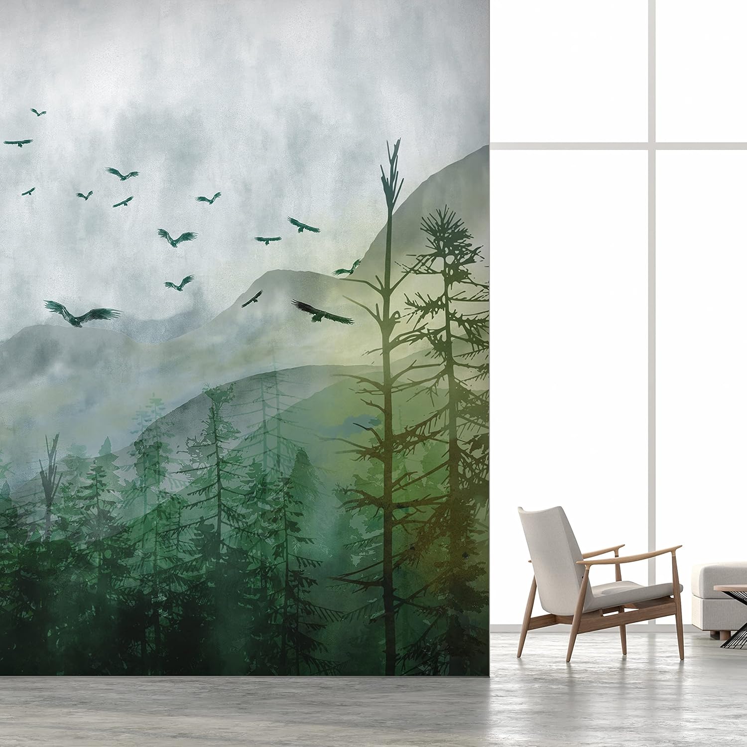 artgeist Mural de pared premium Paisaje 138 x 101 pulgadas, papel tapiz no tejido, decoración de pared de vellón, impresión fotográfica, diseño de