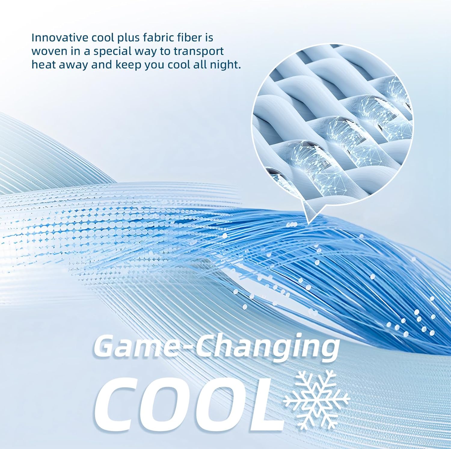 inight Almohada refrescante, almohadas de espuma viscoelástica de gel refrescante, almohada refrescante para personas que duermen con calor,