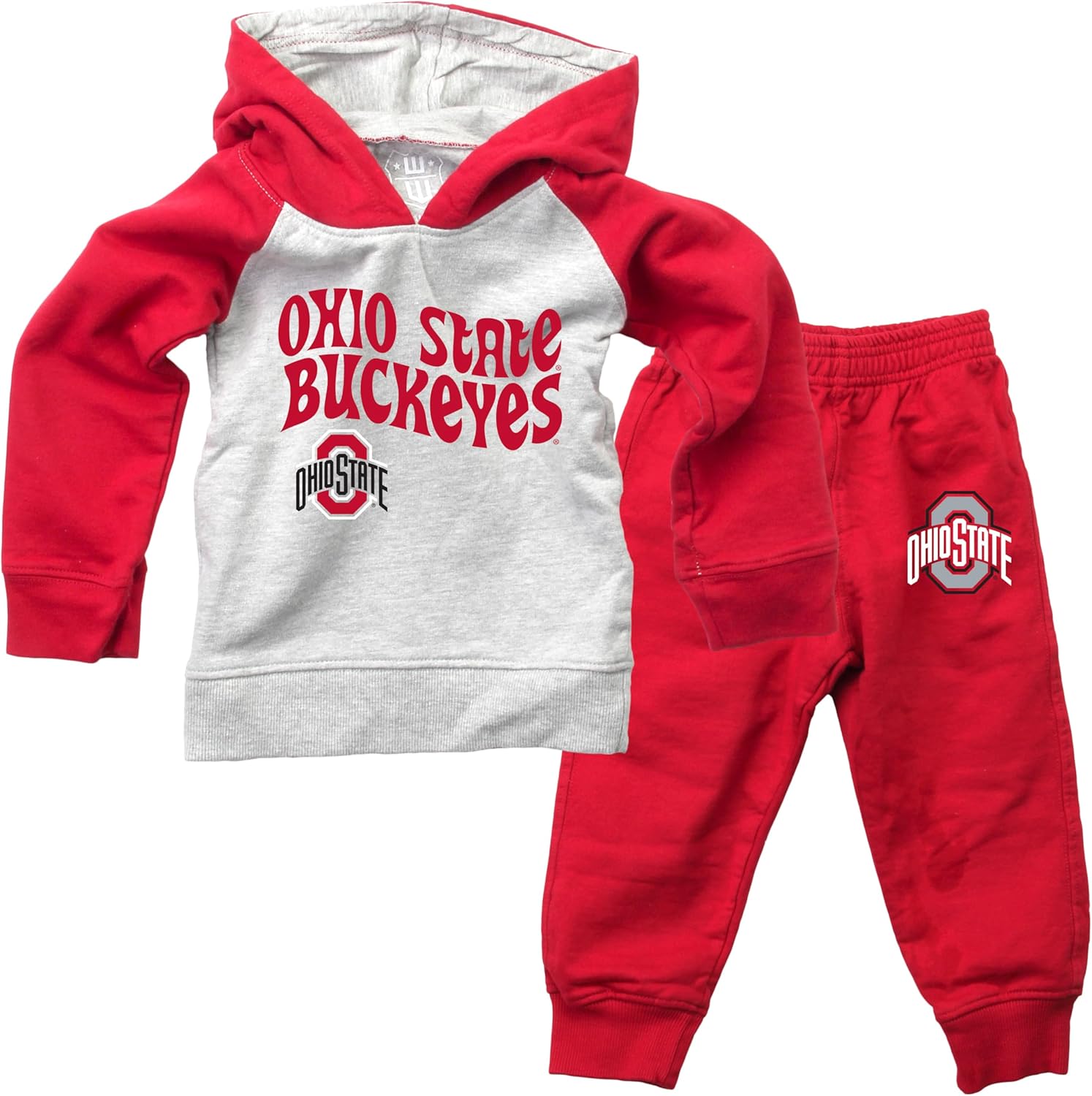 Wes and Willy Conjunto de pantalón y sudadera con capucha para bebés y niños pequeños