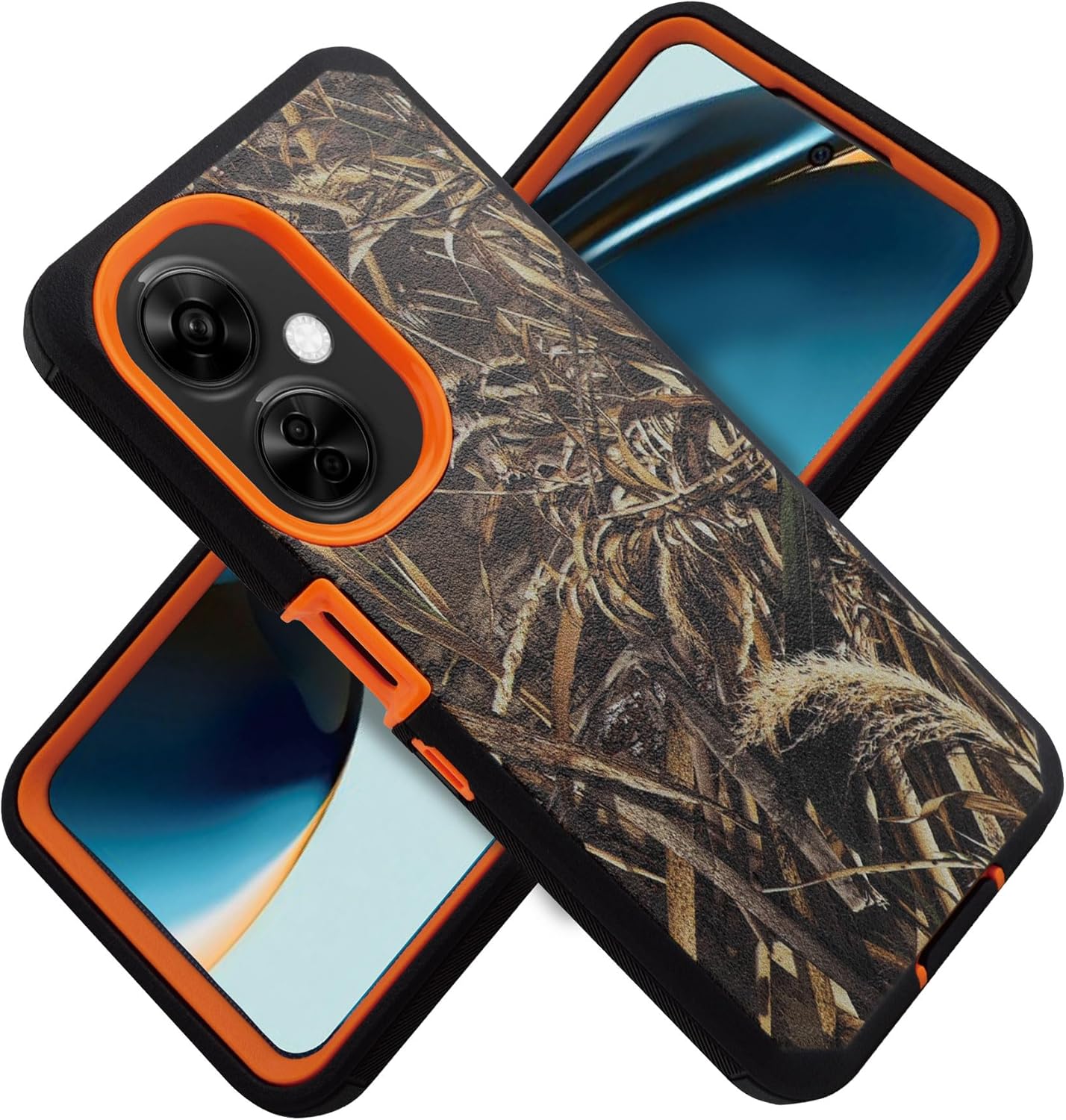 6goodeals Funda protectora resistente para Oneplus Nord N30 5G, a prueba de golpes, a prueba de polvo, con clip para cinturón, funda protectora
