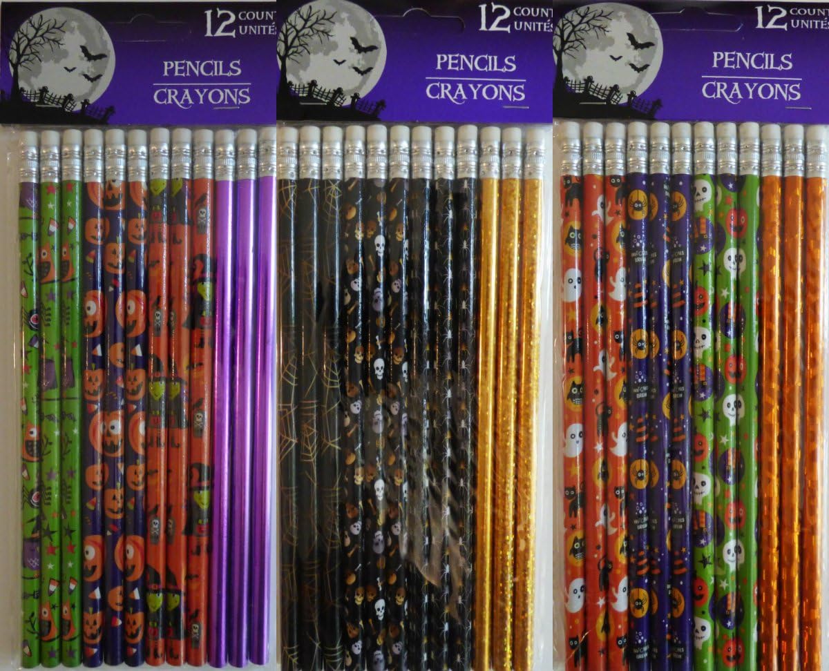 Greenbrier Lápices de Halloween (cantidad 24) – Recogidos al azar
