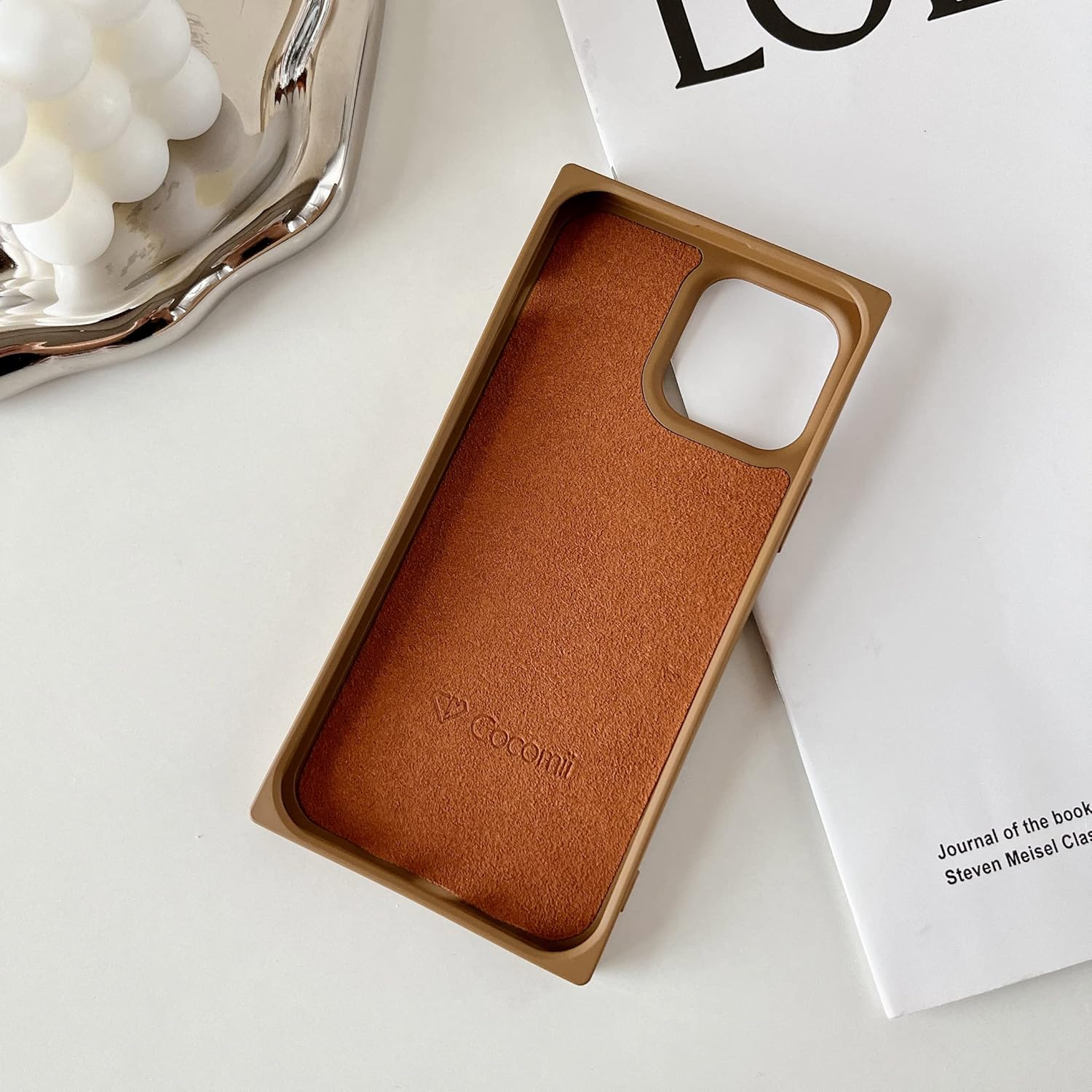 Cocomii Funda cuadrada compatible con iPhone 14 Plus, compatible con MagSafe, silicona, lujosa, delgada, mate, suave al tacto, microfibra,