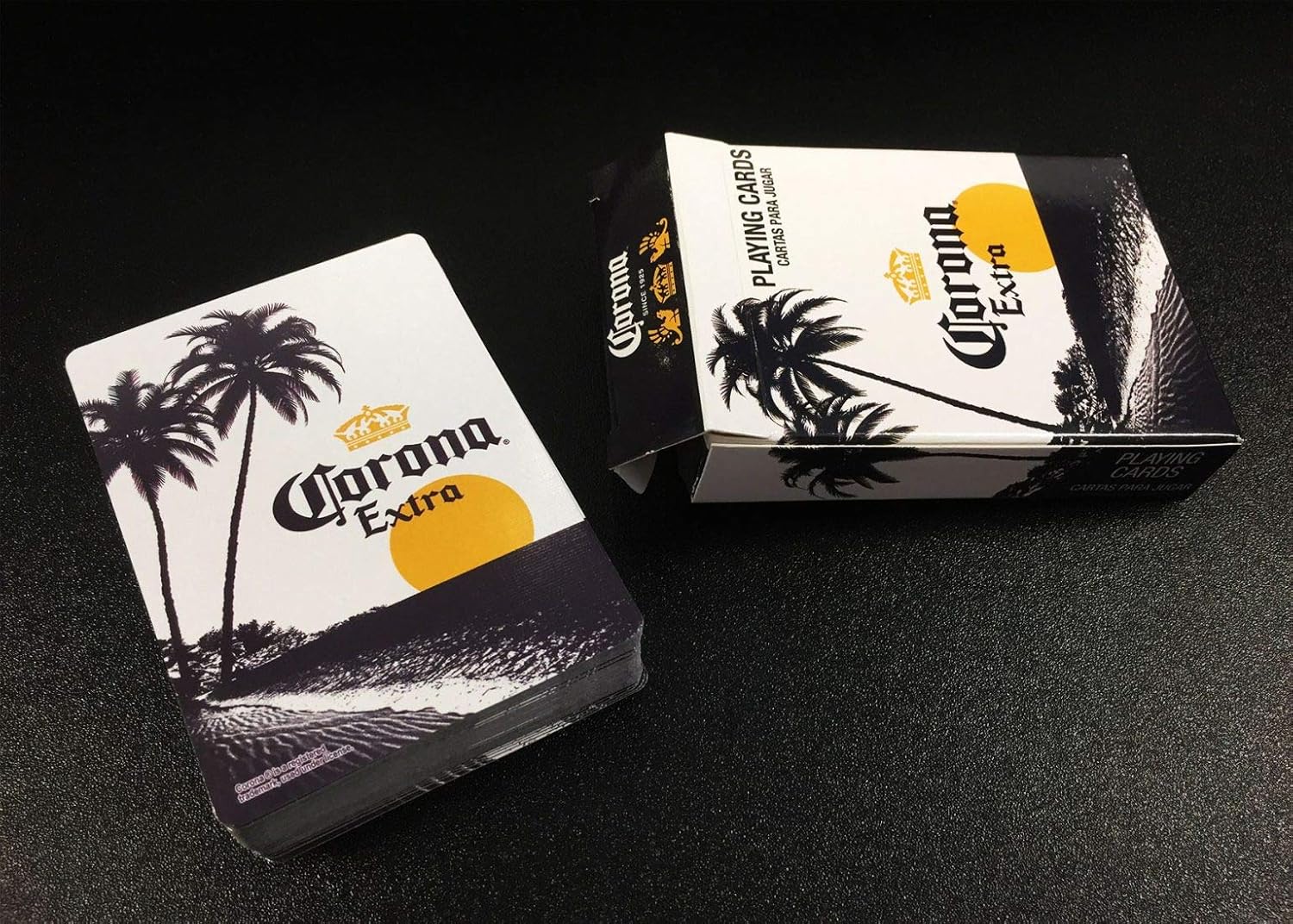 M&O Juego de cartas Corona (paquete de 2)