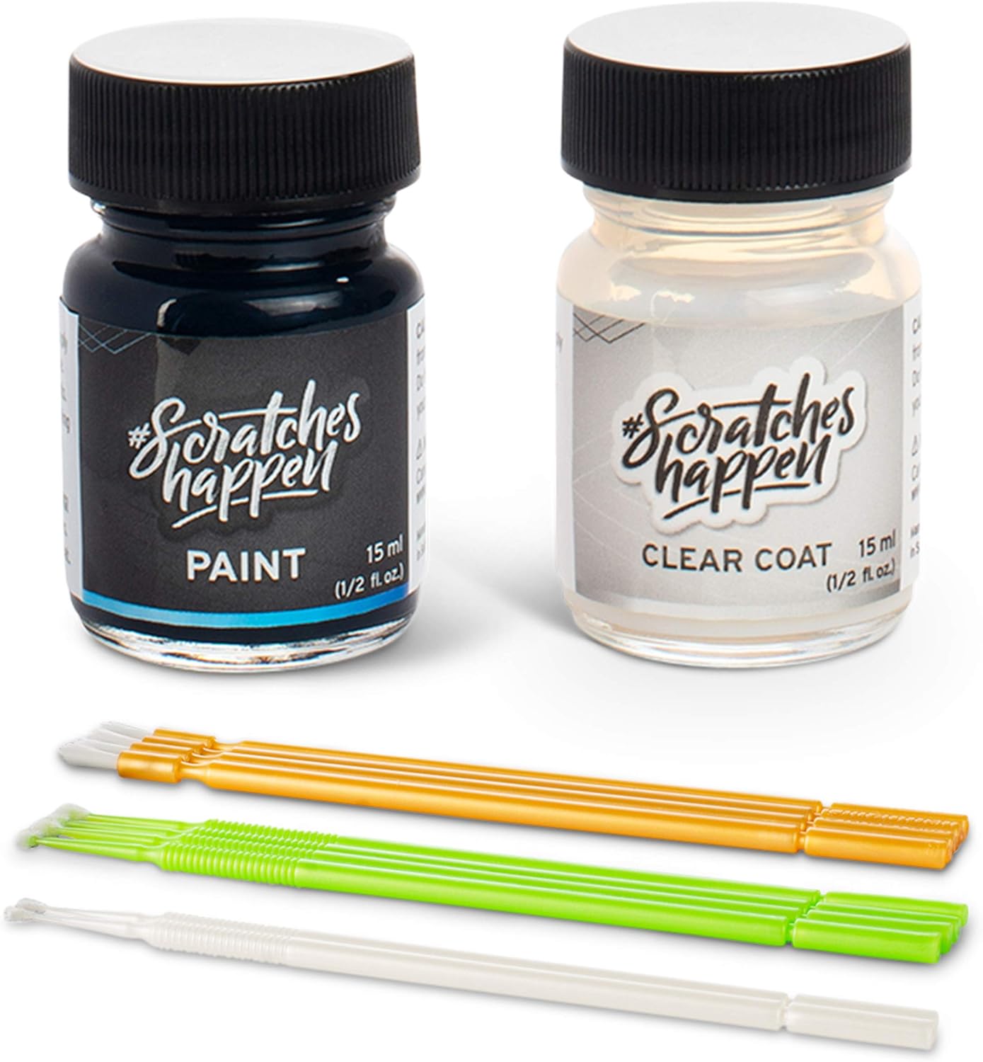 ScratchesHappen – Kit de pintura de retoque compatible con Volkswagen Sundown Orange (LB2AZ7)