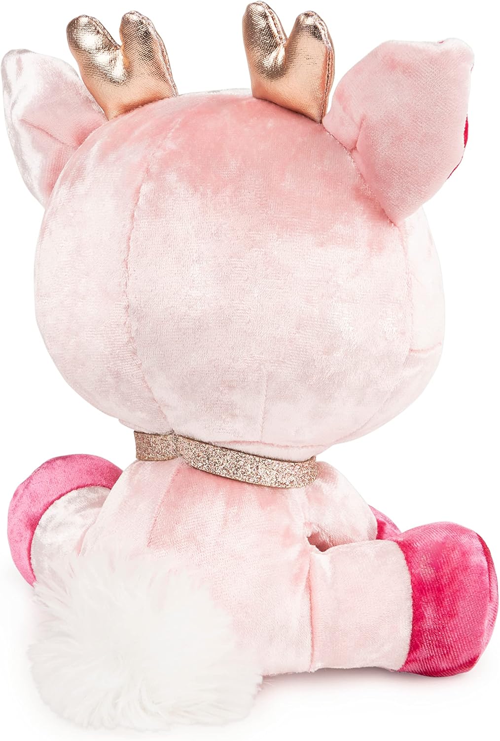 GUND – Peluches P.Lushes de moda de diseñador, venado Lissa Doemi de felpa, diseño rosa y dorado, 6 pulgadas