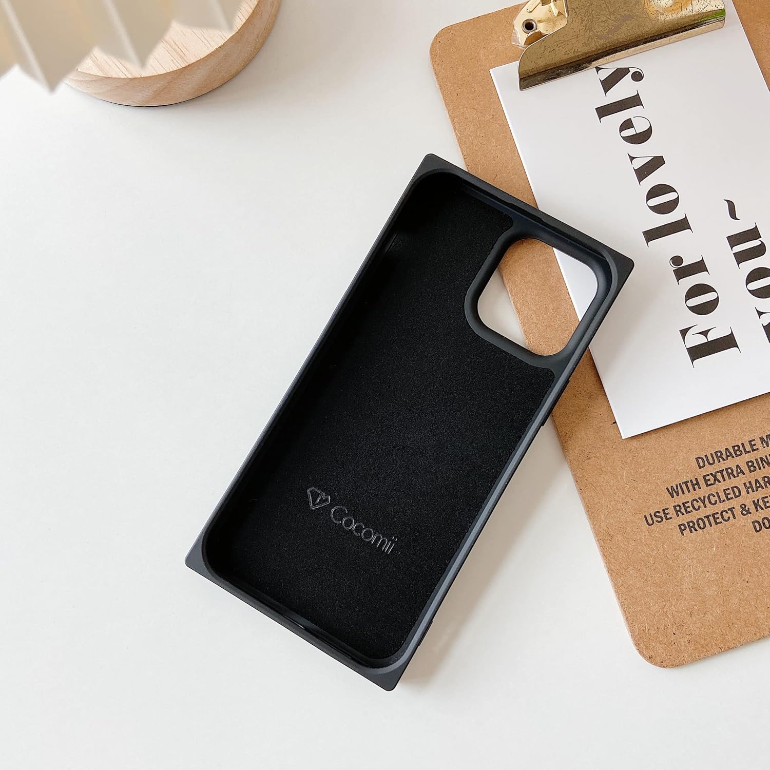 Cocomii Funda cuadrada compatible con iPhone 14, silicona, delgada, mate, suave al tacto, forro de microfibra, resistente a las huellas dactilares,