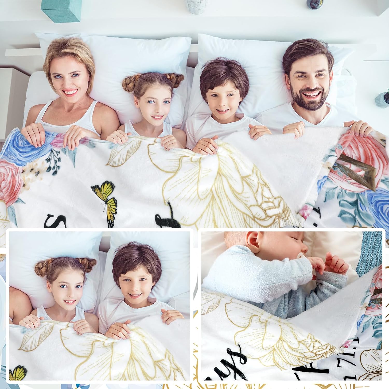 12 unidades de regalos cristianos para mujeres, manta de versículo de fe bíblica, mantas religiosas para iglesia para el día de la madre (50 x 60