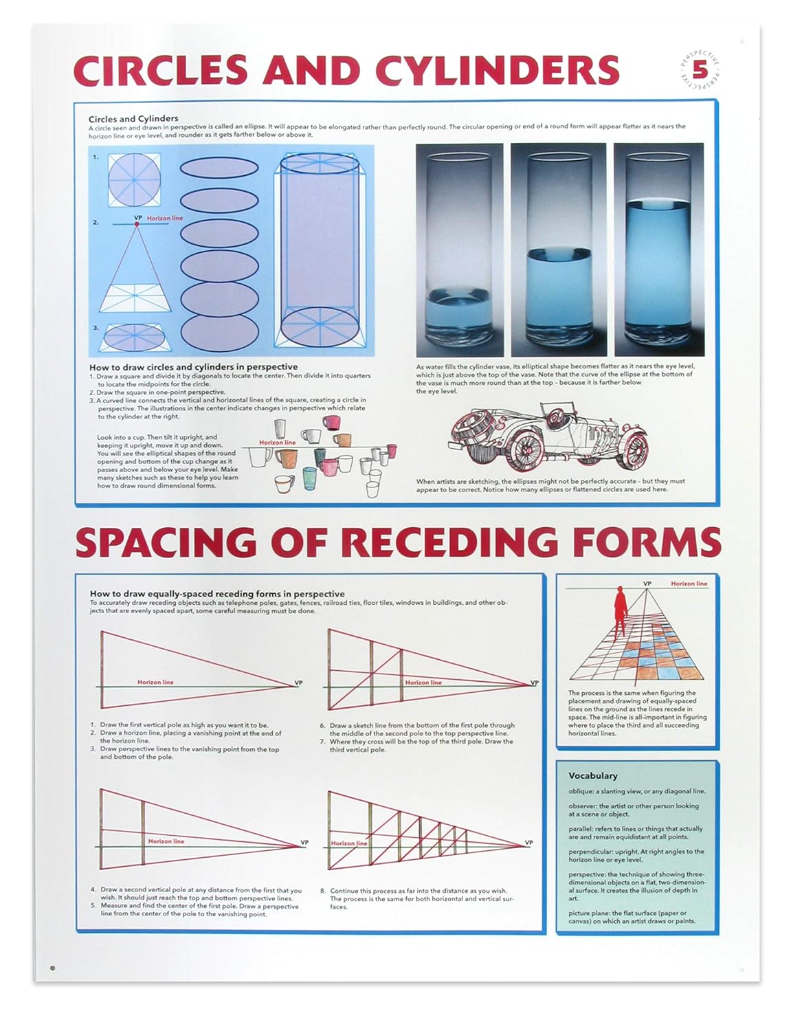 Crystal Productions CP6105 Carteles de perspectiva, grado
