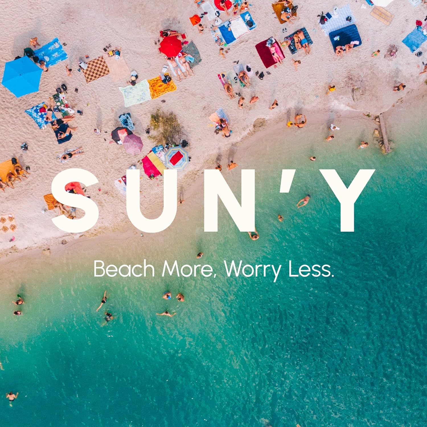 SUN’Y Toalla de playa de microfibra – Toalla de secado rápido, toalla de playa sin arena, toalla de playa compacta de viaje, toalla de playa ligera