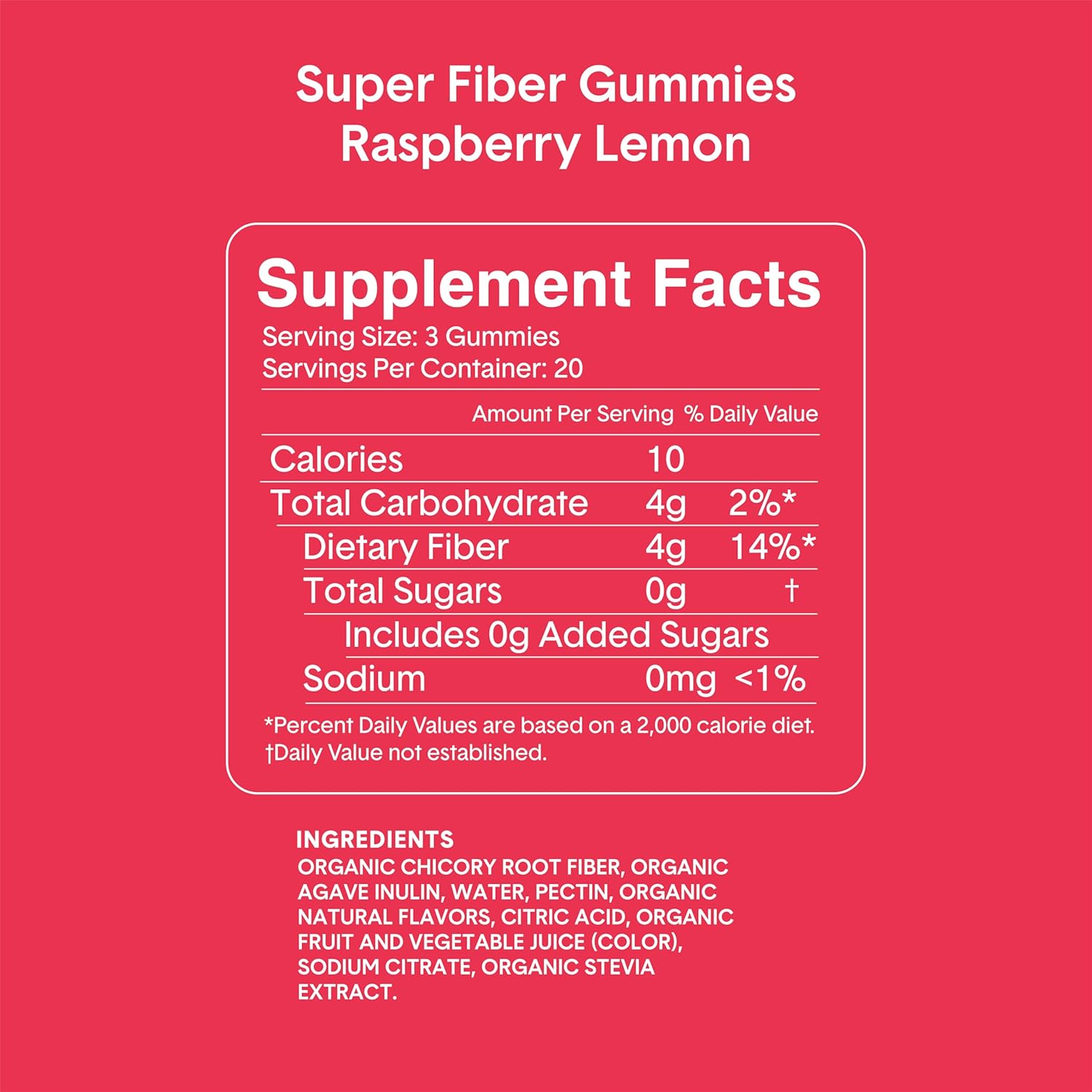 Bellway Gomitas súper fibra para adultos, suplemento de fibra orgánica sin azúcar, con 0.14 oz de fibra por porción, fibra prebiótica de raíz de