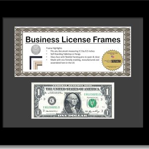 CreativePF $L8.5x11bk-b Marco negro para el primer dólar con licencia comercial, alfombrilla para el primer dólar y una licencia de 3.5 x 8.75, CreativePF $L8.5x11bk-b Marco negro para el primer dólar con licencia comercial, alfombrilla para el primer dólar y una licencia de 3.5 x 8.75,