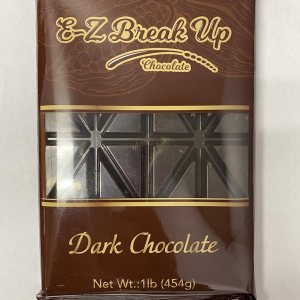E-Z Break Up Chocolate – 1 paquete de 1 libra (chocolate oscuro) E-Z Break Up Chocolate – 1 paquete de 1 libra (chocolate oscuro)