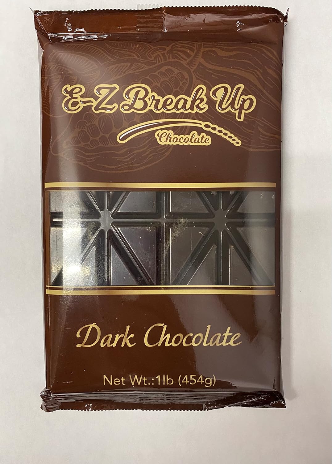 E-Z Break Up Chocolate – 1 paquete de 1 libra (chocolate oscuro)