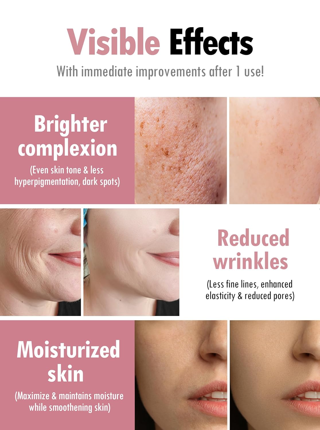 KAHI Wrinkle Bounce Skin Fit Blending Korean Essence  Hidratante facial diario para piel seca y combinación  Hidratante facial hidratante Esencia de