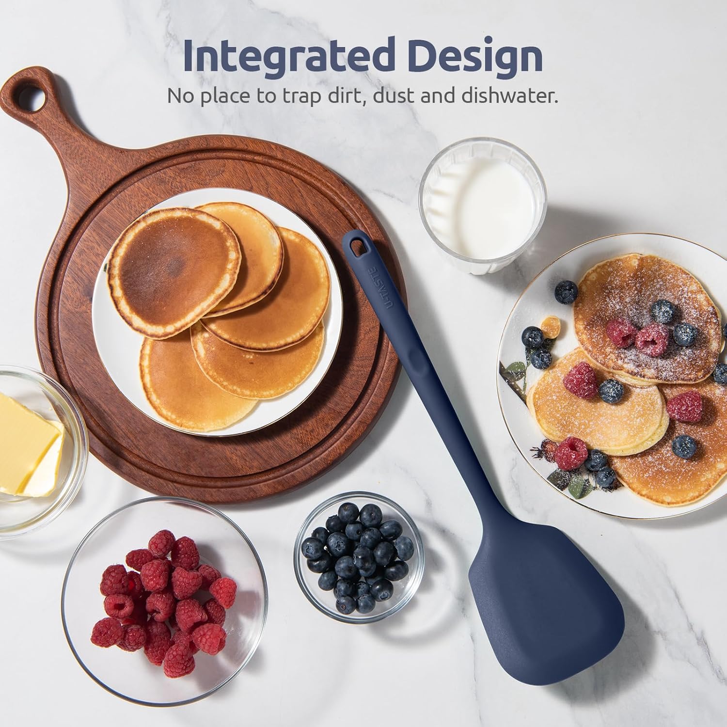 Espátula de silicona resistente al calor de 600  espátula de cocina sólida U-Taste de 13.6 pulgadas, sin BPA, utensilio de cocina flexible y fino