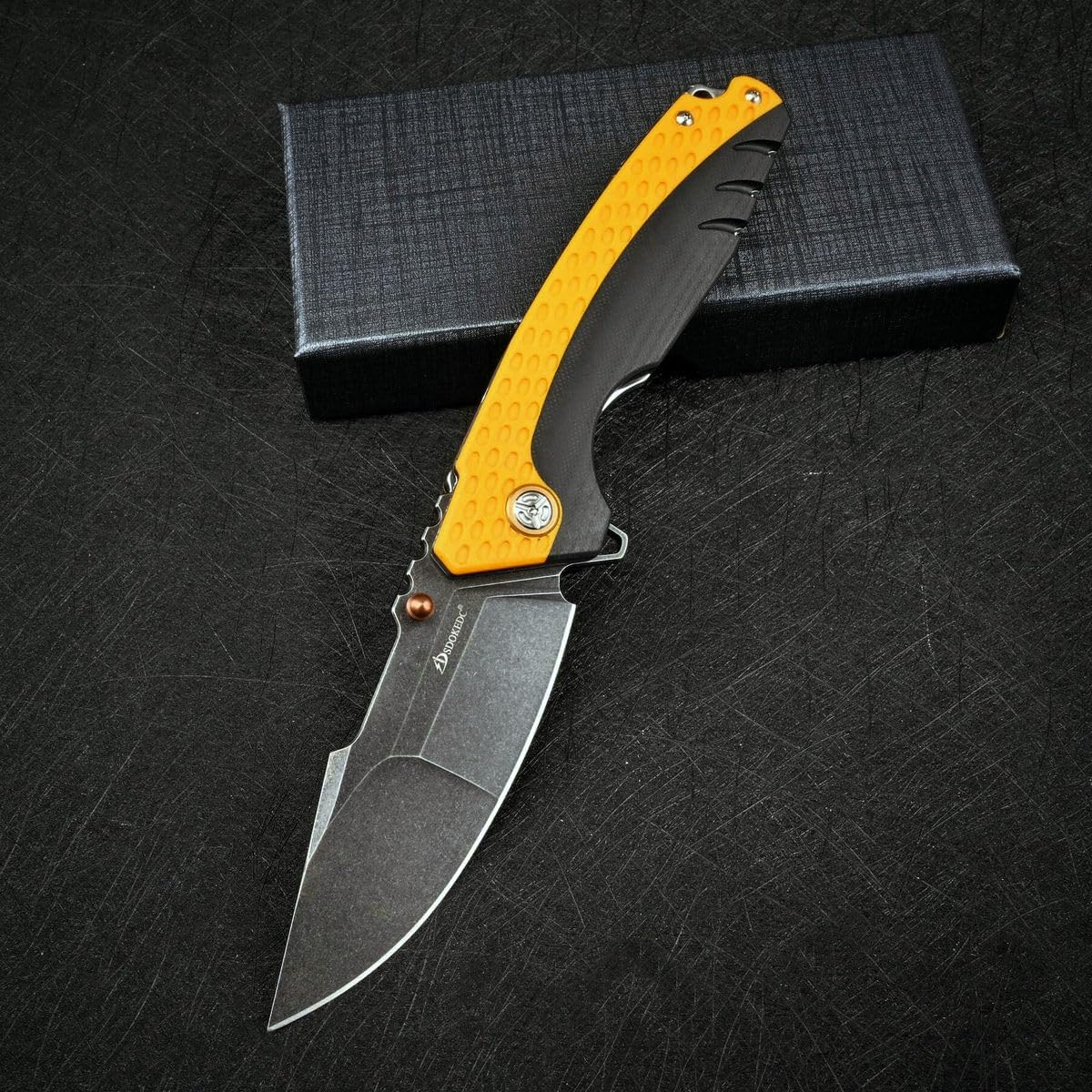 Knives VG10 Cuchillo plegable de acero para hombres con clip G10 mango EDC cuchillo táctico de bolsillo para exteriores, campamento, caza,