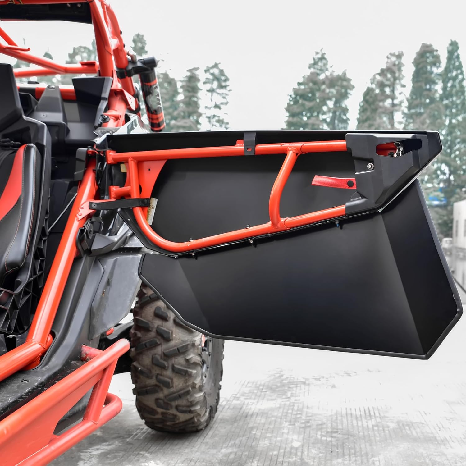 SAUTVS Paneles de puerta inferiores de aluminio para Can Am Maverick X3 Max, insertos de media puerta inferior de aluminio para accesorios Can-Am