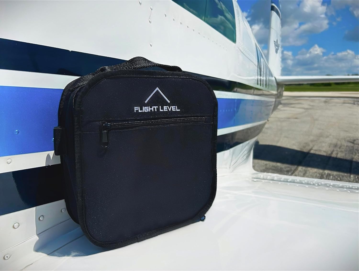 Flight Level Bolsa de auriculares piloto, bolsa de auriculares de aviación