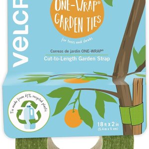 VELCRO Brand ONE-WRAP Ties  Soportes para árboles y plantas para un crecimiento efectivo  Los fuertes agarres de jardinería son reutilizables y VELCRO Brand ONE-WRAP Ties  Soportes para árboles y plantas para un crecimiento efectivo  Los fuertes agarres de jardinería son reutilizables y