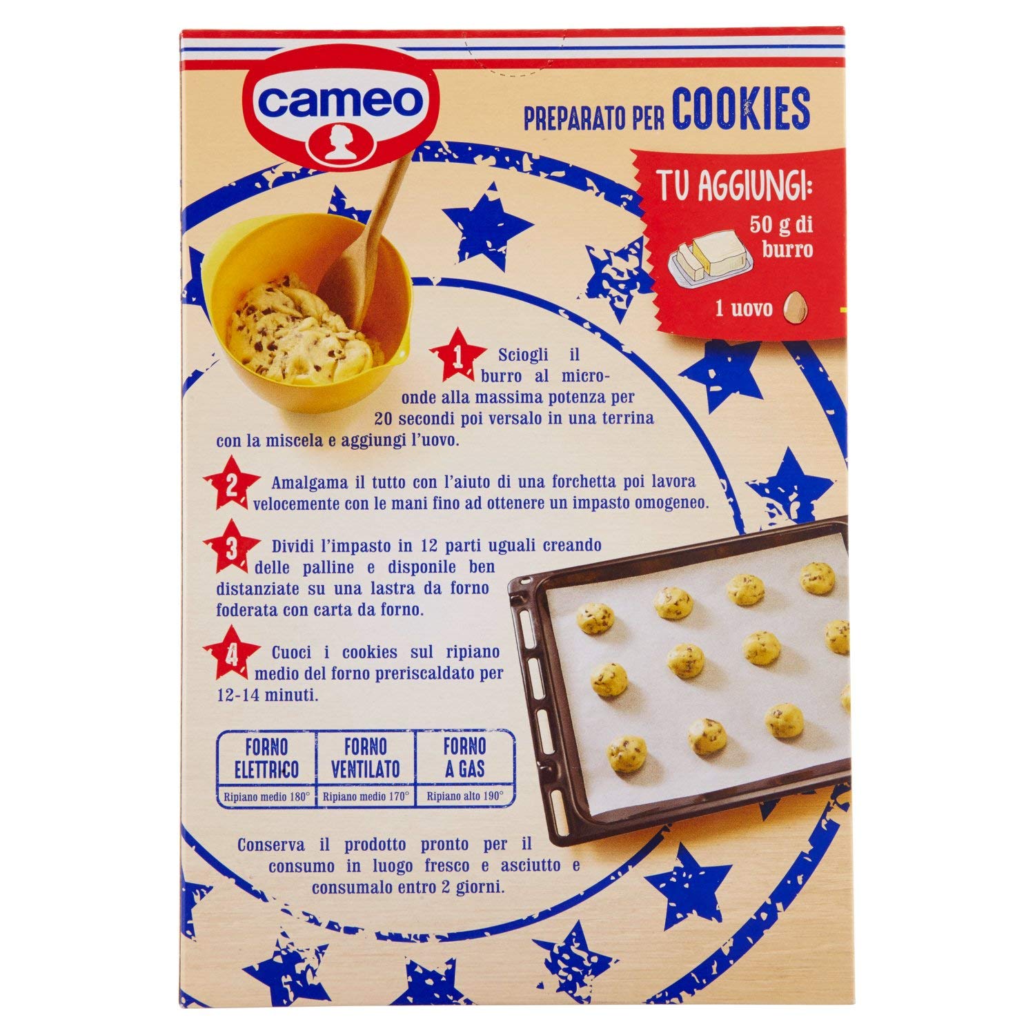 Cameo Galletas Preparadas Mezcla en Polvo 10.58 oz 10.58oz