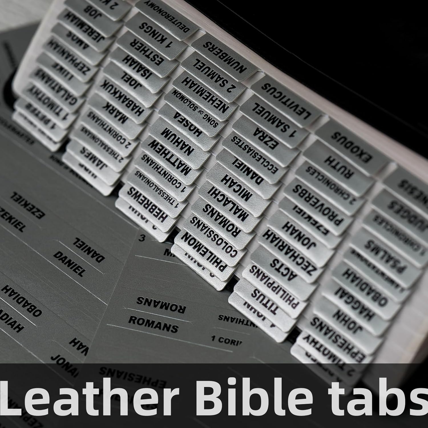 UPAFEXXI – Pestañas de cuero para la Biblia, pestañas de la Biblia para mujeres y hombres, pestañas de la Biblia para Biblia de estudio, 80 pestañas
